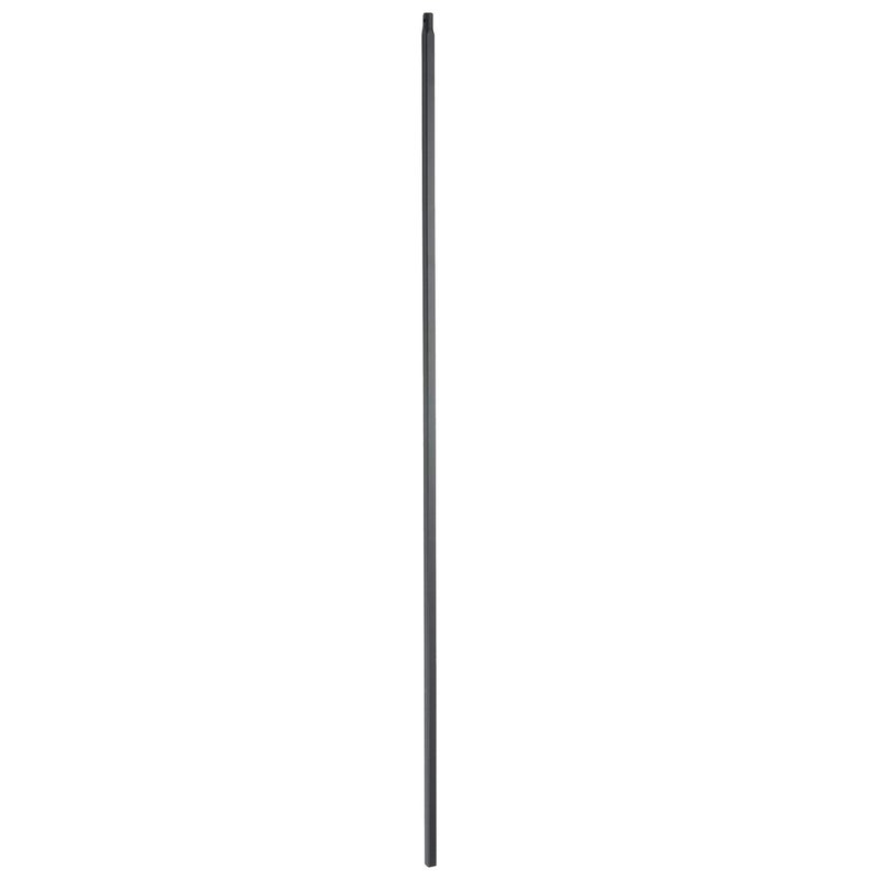 Myard Standard Plain 1/2 Inches Square Forged Iron Stair Balusters Furniture for Deck Handrail Railing Staircase Balusters Banister Balustrade, 44 Inches 10-Pack (Satin Black) - Image 3
